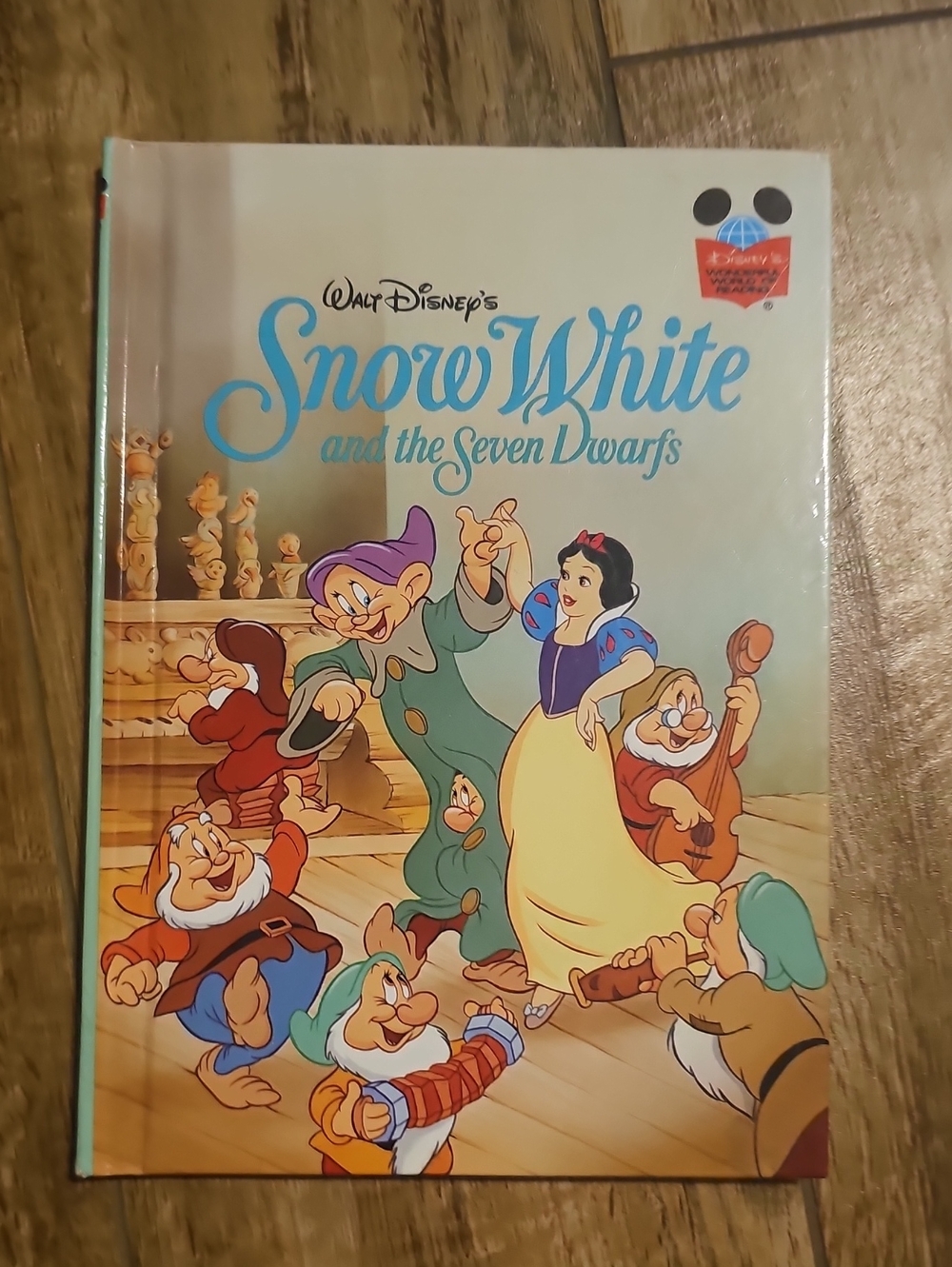 Walt Disney's Snow White and the Seven Dwarfs Hardcover - Blue/Yellow